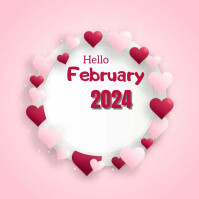 Hello February Template | PosterMyWall