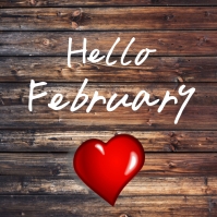 hello february instagram post Template | PosterMyWall