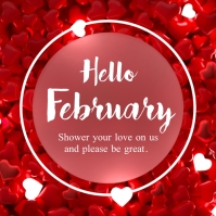 Hello February Template | PosterMyWall