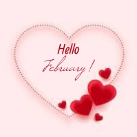 Hello February Post Template | PosterMyWall