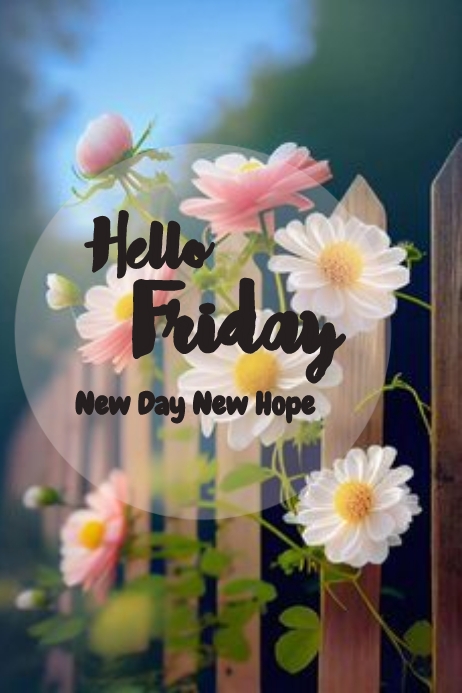 Hello friday Template | PosterMyWall