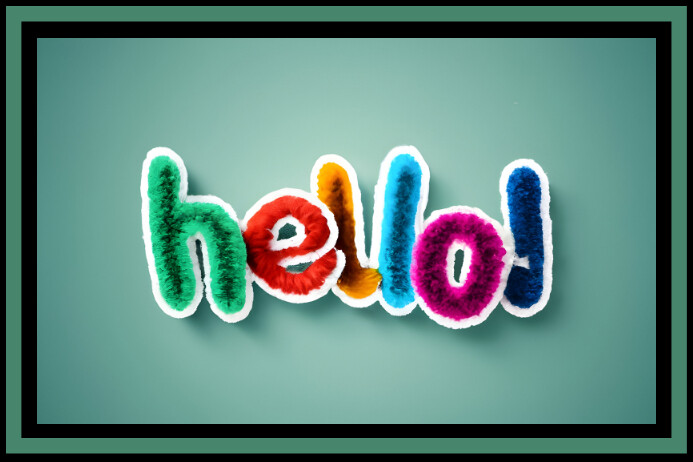 Hello greeting background Template | PosterMyWall