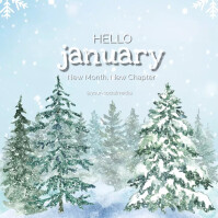 hello january Template | PosterMyWall
