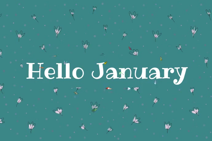 Hello January Template | PosterMyWall