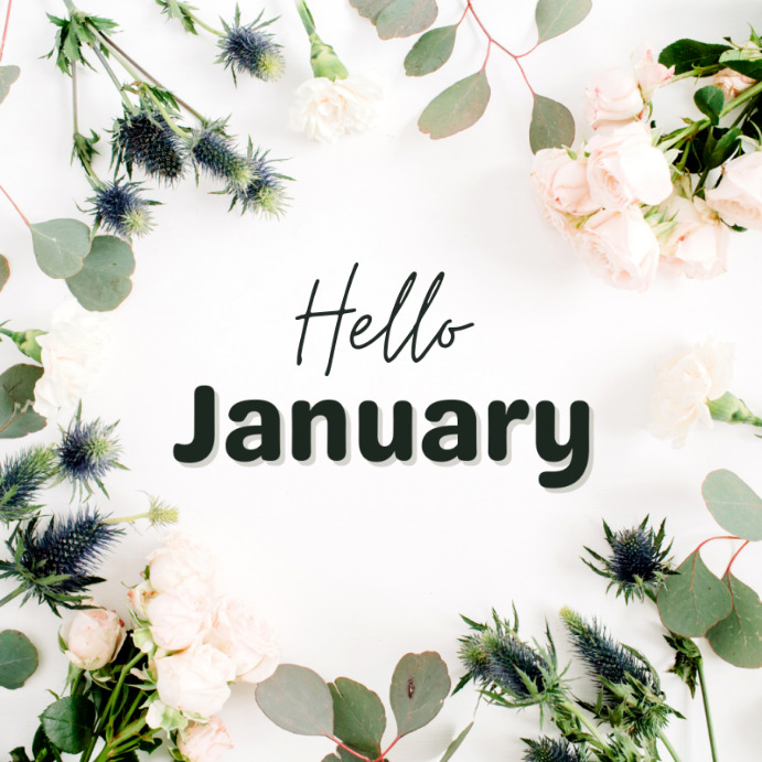 Hello January Template | PosterMyWall