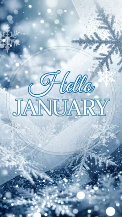 Hello January Template | PosterMyWall