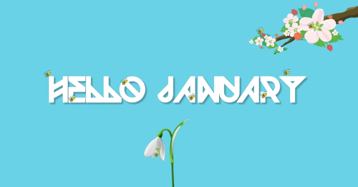 Hello January Wallpaper