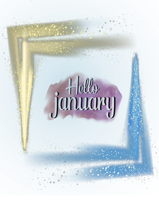 Hello January Label Hello January Template | PosterMyWall