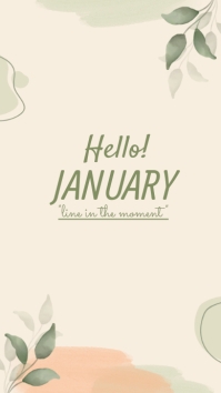 Hello January Label Hello January Template | PosterMyWall