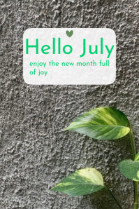 Hello July Template | PosterMyWall