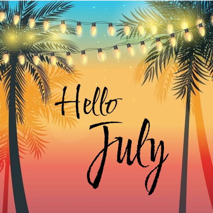 hello july poster Template | PosterMyWall