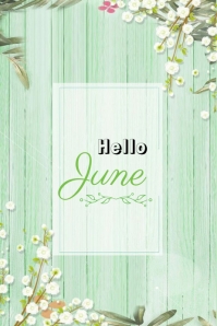 Hello june Template | PosterMyWall