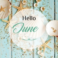 Hello June Template | PosterMyWall