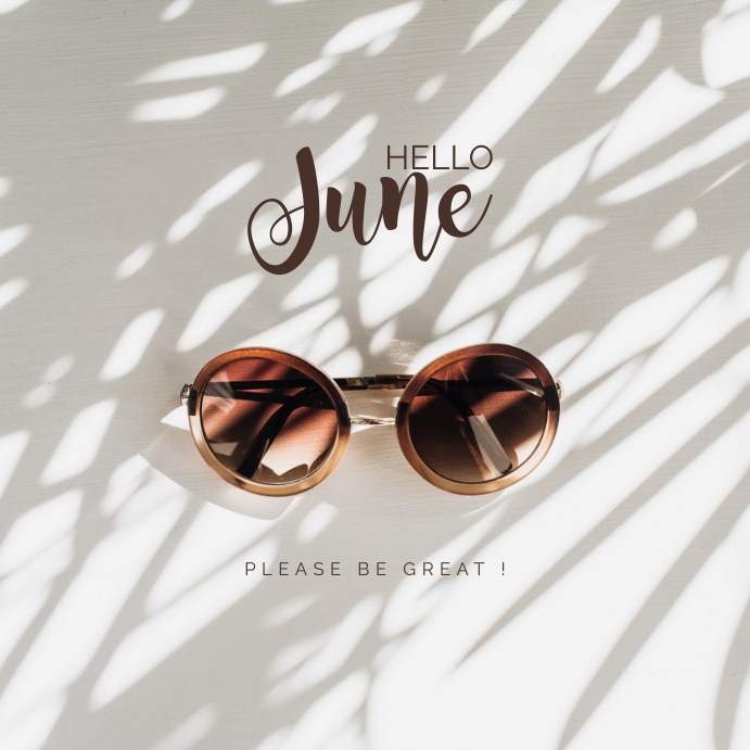 hello june Template | PosterMyWall