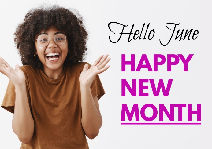 Hello June Header Hello June Template | PosterMyWall