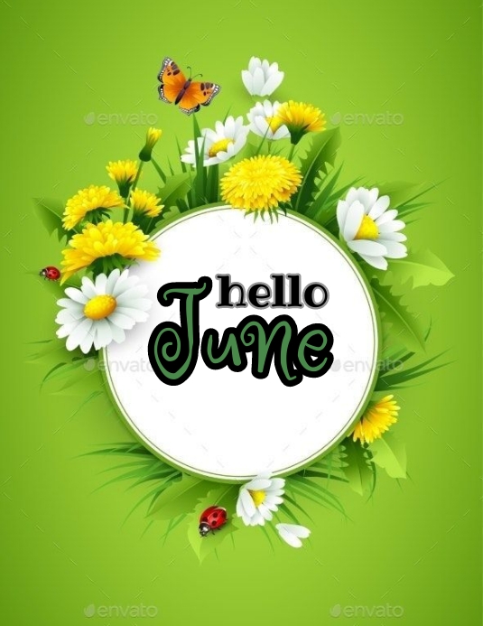 hello June Template | PosterMyWall