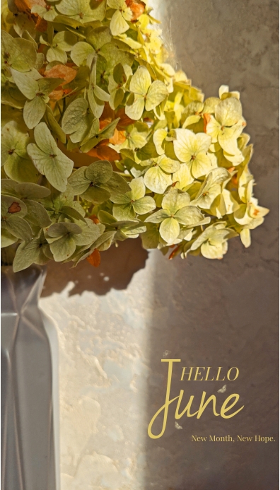 Hello june Business Card template