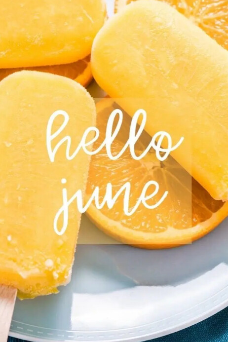 Plantilla de Hello june | PosterMyWall