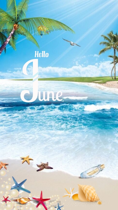 Hello June Template | PosterMyWall