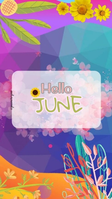 hello june Template | PosterMyWall