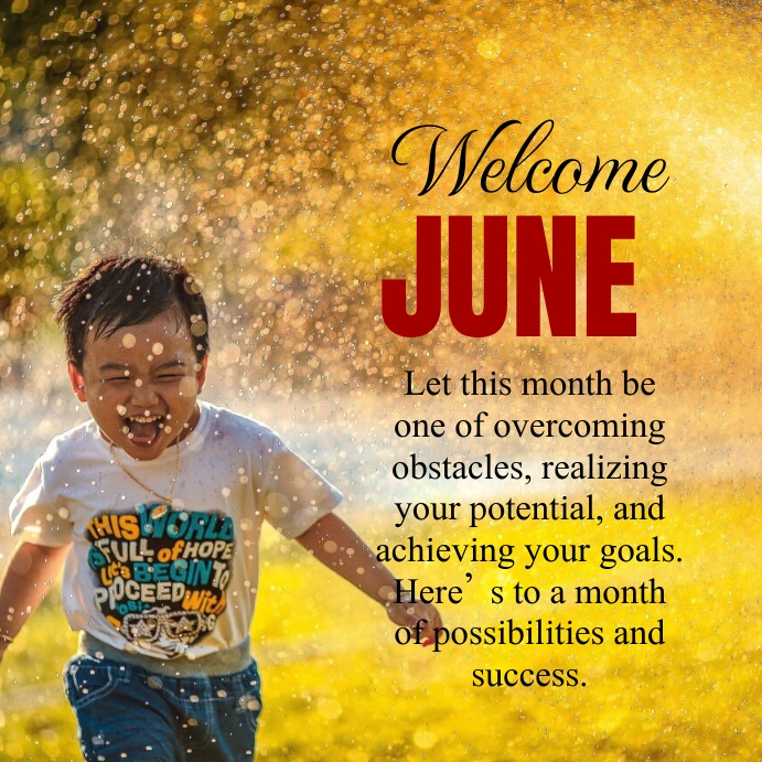 Hello june Template | PosterMyWall