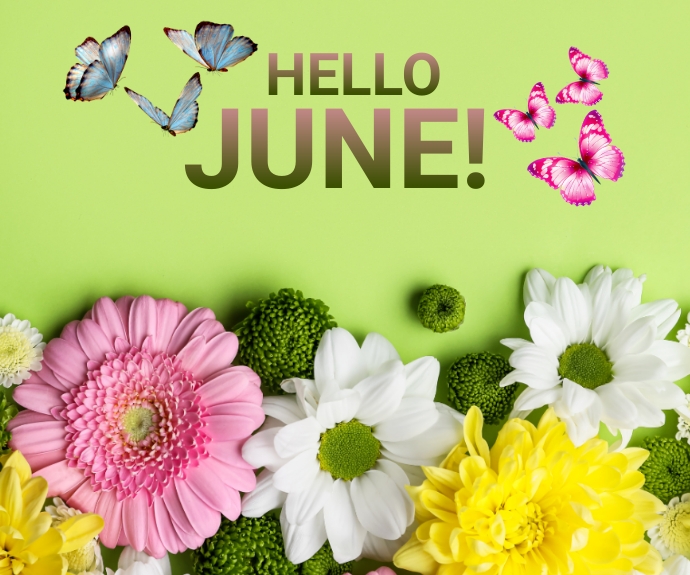 Hello june Template | PosterMyWall