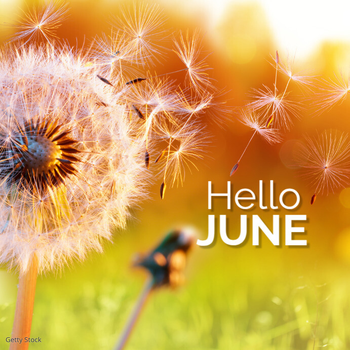 Plantilla de Hello June design template | PosterMyWall