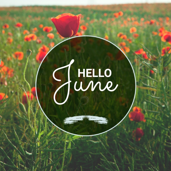 Hello june Template | PosterMyWall