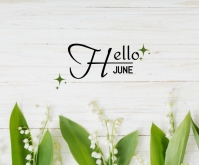 Hello June Powerpoint Template Hello june Template | PosterMyWall
