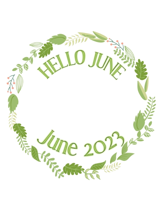 Hello June Flyer (US Letter) template