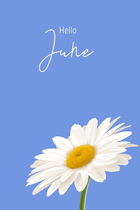 Hello June flyer template | PosterMyWall