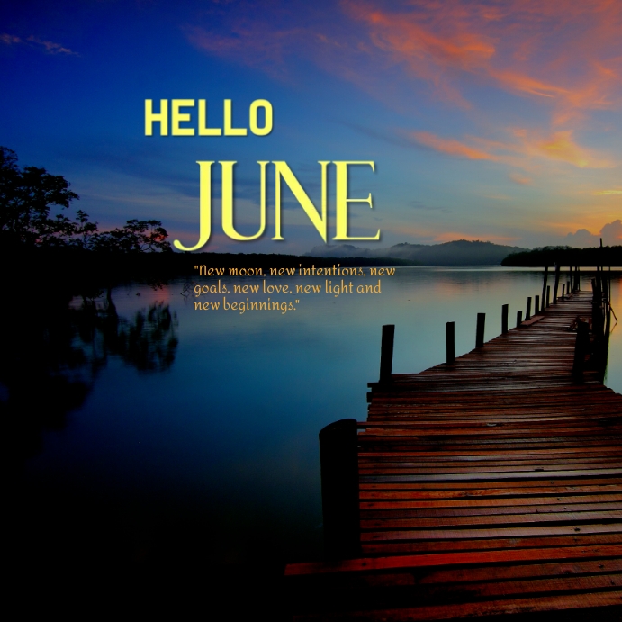 Hello June Instagram Post Template | PosterMyWall
