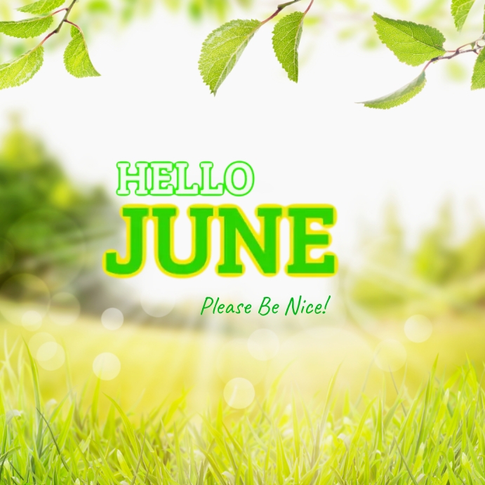 Hello June Instagram Post Template | PosterMyWall