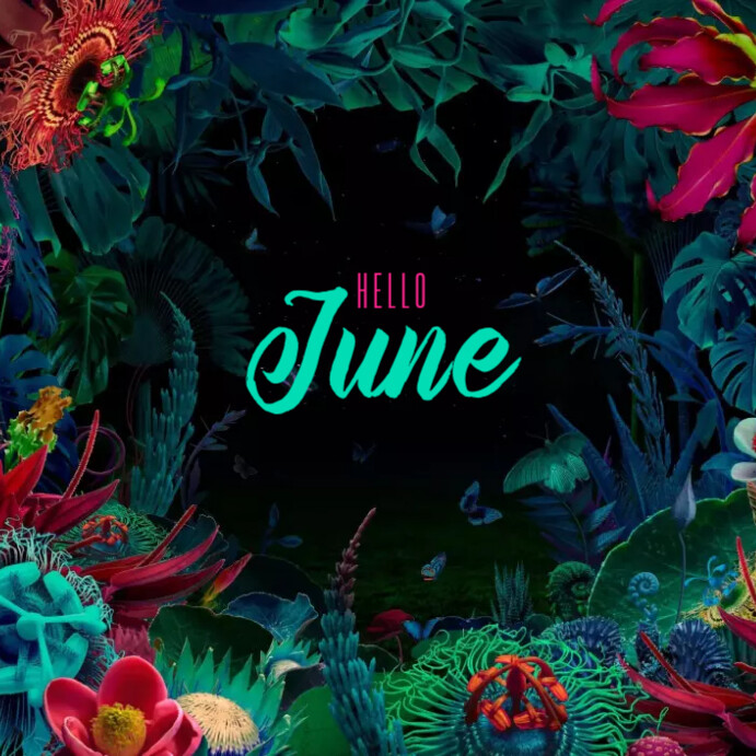 Hello June Instagram Post Template | PosterMyWall