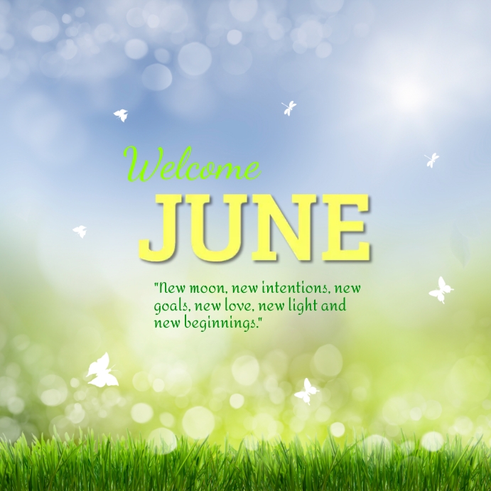 Hello June Instagram Post Template | PosterMyWall