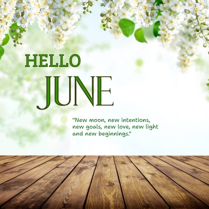 Hello June Instagram Post Template | PosterMyWall