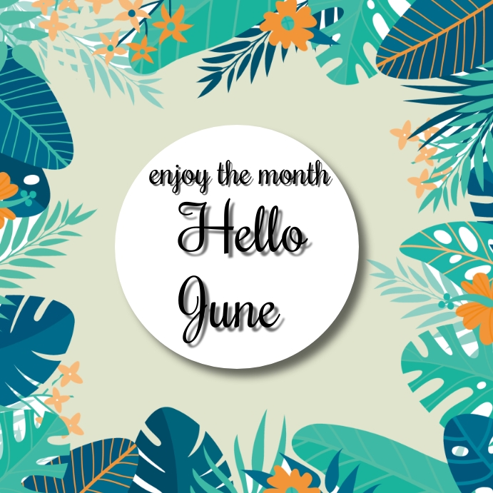 Copy of hello june poster | PosterMyWall