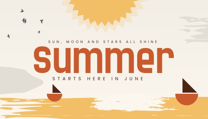 Hello June Summer Template | PosterMyWall