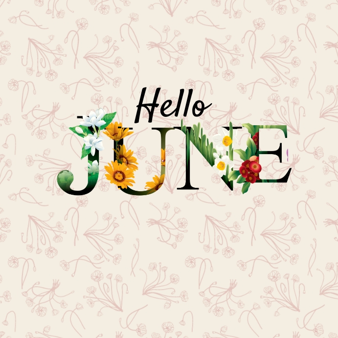 hello june template | PosterMyWall