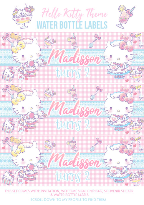 Hello Kitty A4 template