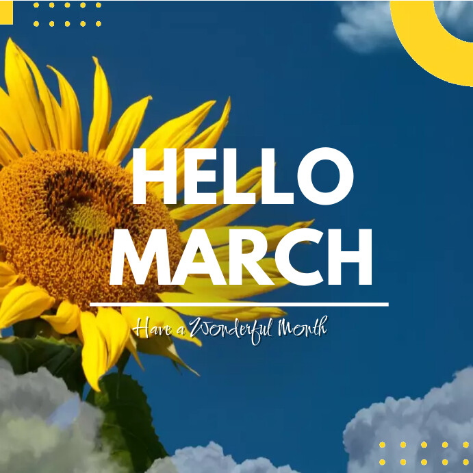 Copy of hello march 2024 | PosterMyWall