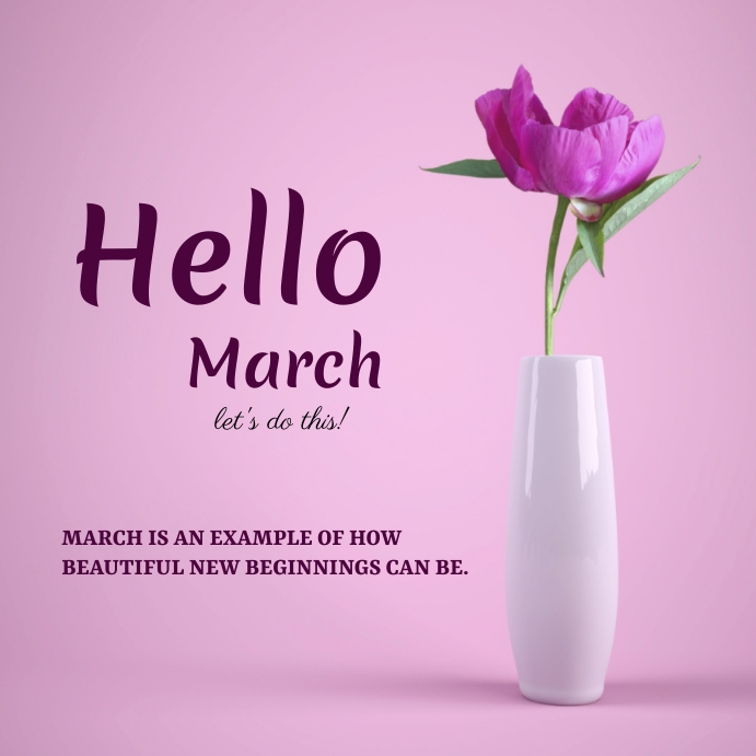 Hello March 33 Hello March Ideas | Hello March, Months In A Year,