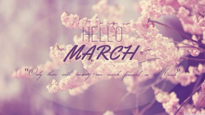 Hello March Template | PosterMyWall