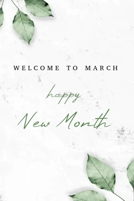 Hello March Template PosterMyWall