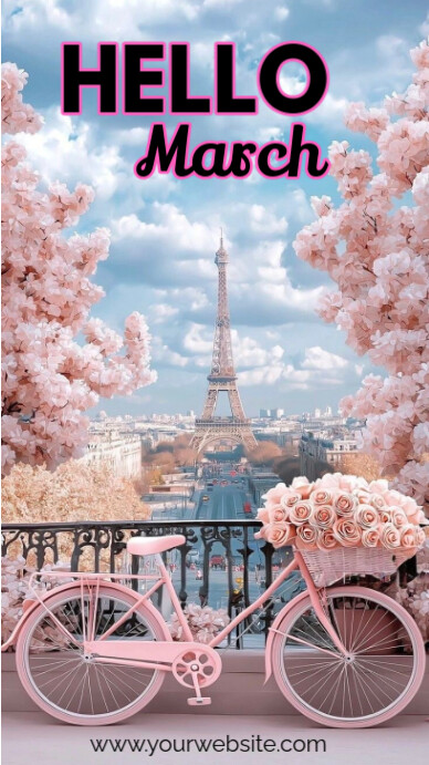 Hello March Instagram Story template