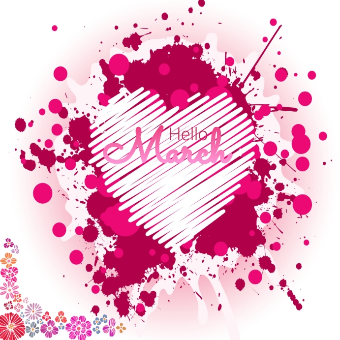 Hello March Template | PosterMyWall