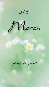 Hello march Instagram Story template
