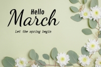 Hello march Template | PosterMyWall