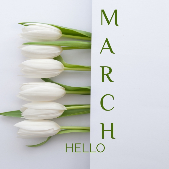Hello march Template | PosterMyWall