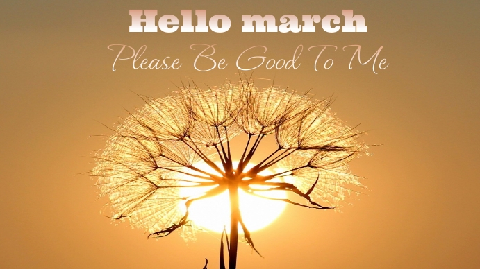 Hello March Poster Template | PosterMyWall